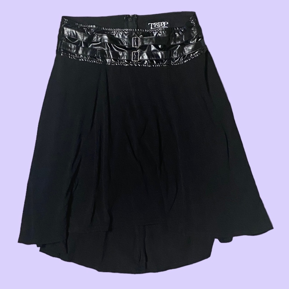TRIPP NYC Black High Low Skirt